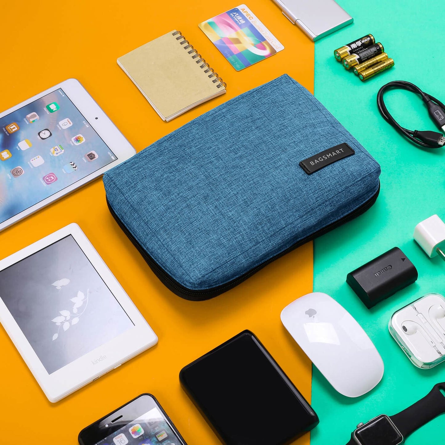 Tech Organizer – Wasserdichte Kabeltas für Reisen & Alltag