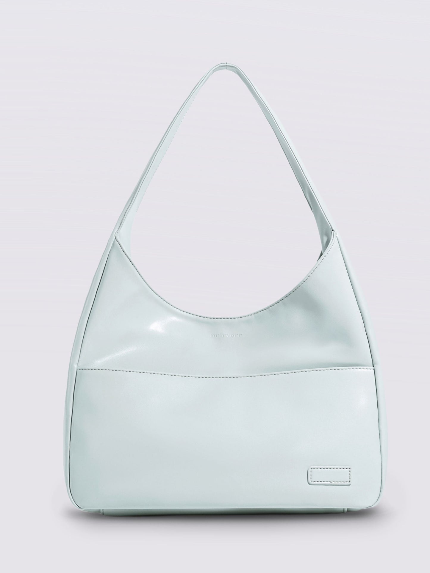 Geräumige Schwarze Schultertasche aus Veganer Leder – Minimalistisches Design