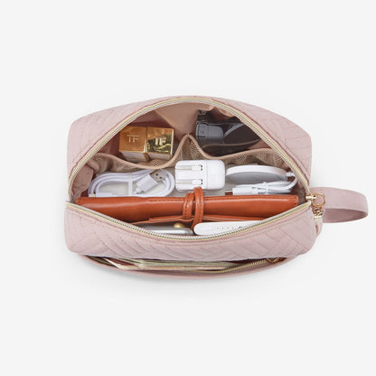 Luxus Kulturbeutel mit Handgelenksband – Wasserabweisender Make-up & Reise Organizer