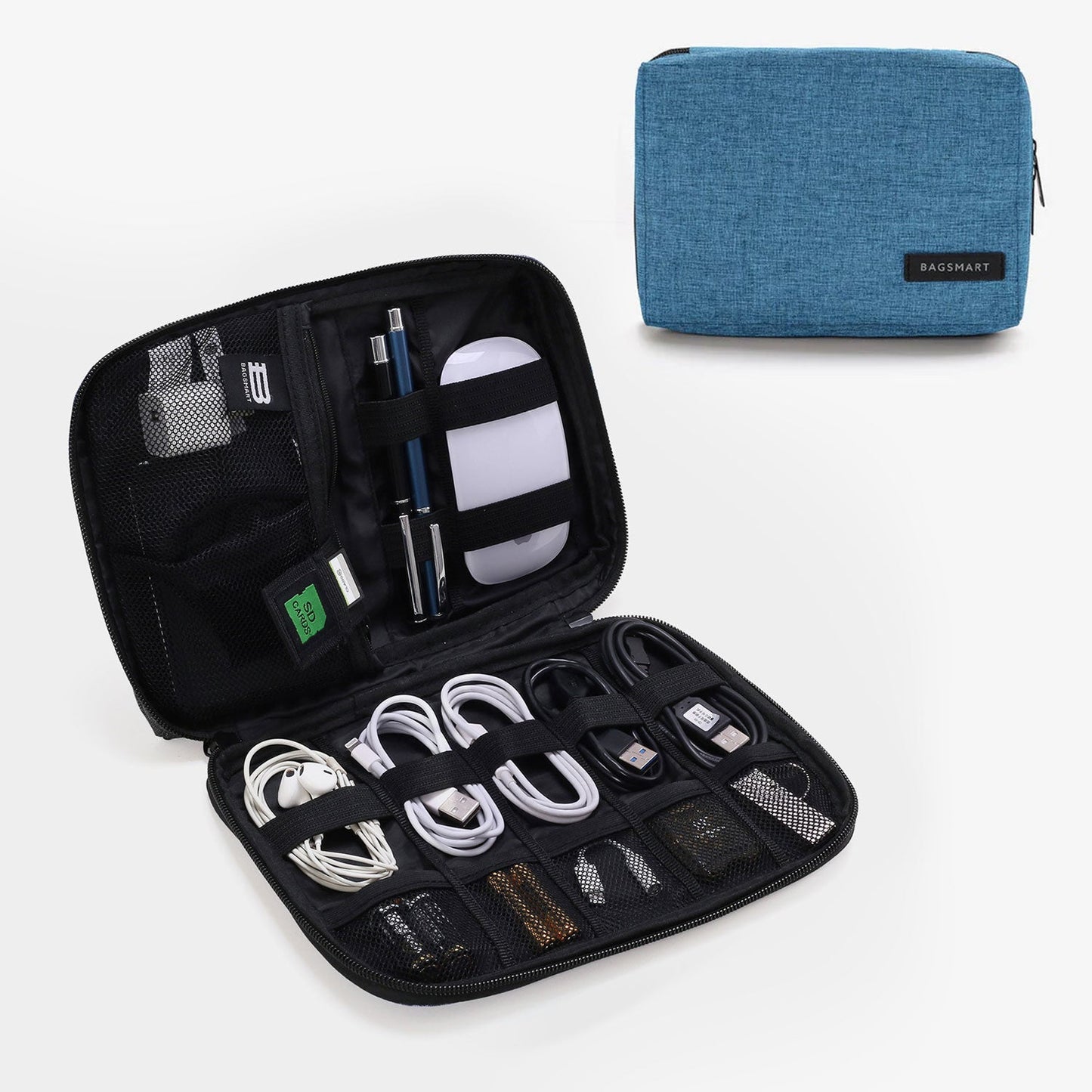 Tech Organizer – Wasserdichte Kabeltas für Reisen & Alltag