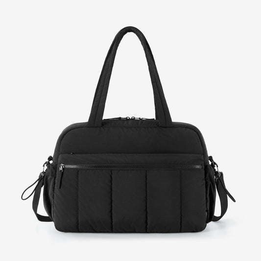 Reisetasche für Handgepäck – Leicht & Wasserabweisend mit Trolley-Gurt & PVC-Fach