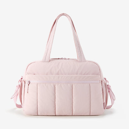 Reisetasche für Handgepäck – Leicht & Wasserabweisend mit Trolley-Gurt & PVC-Fach