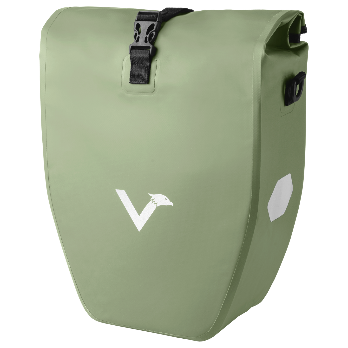 Wasserdichte Fahrradtasche 25L für Gepäckträger – Rolltop, Reflektoren, Pendler & Freizeit