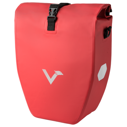 Wasserdichte Fahrradtasche 25L für Gepäckträger – Rolltop, Reflektoren, Pendler & Freizeit