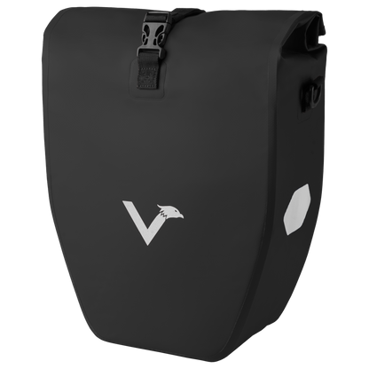 Wasserdichte Fahrradtasche 25L für Gepäckträger – Rolltop, Reflektoren, Pendler & Freizeit