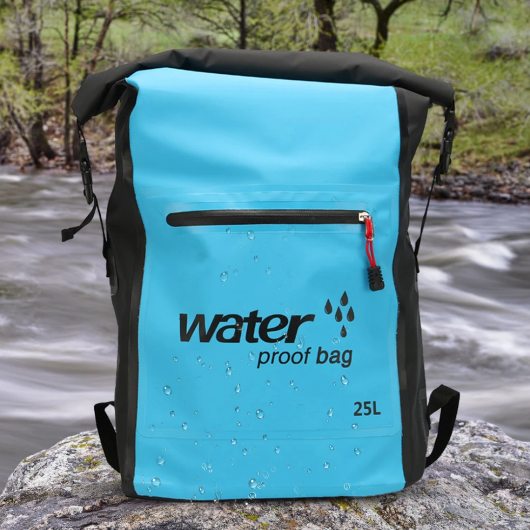 Wasserdichter Rucksack 25L – Perfekt für Kajakfahren, Wandern & Strandtage