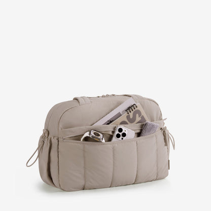 Reisetasche für Handgepäck – Leicht & Wasserabweisend mit Trolley-Gurt & PVC-Fach