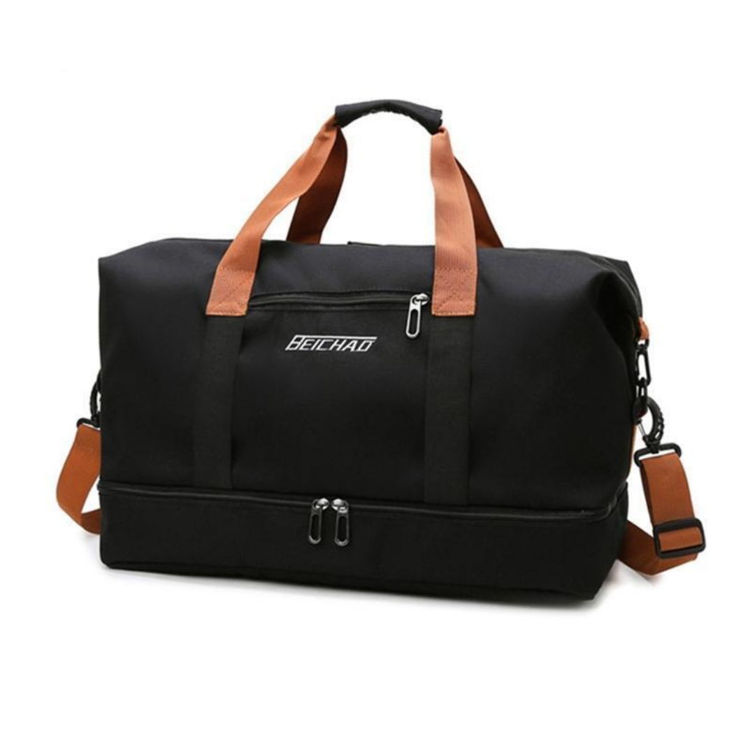 Wasserdichte Sport- und Reisetasche – 40L Weekender mit Schuhfach & Nassfach – Ideal für Sport, Reisen & Alltag