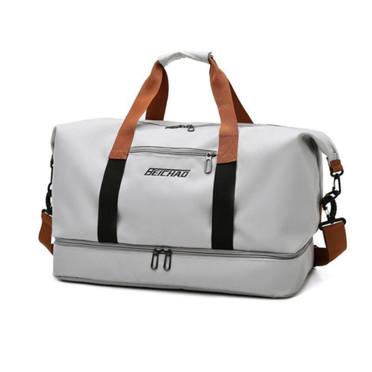 Wasserdichte Sport- und Reisetasche – 40L Weekender mit Schuhfach & Nassfach – Ideal für Sport, Reisen & Alltag