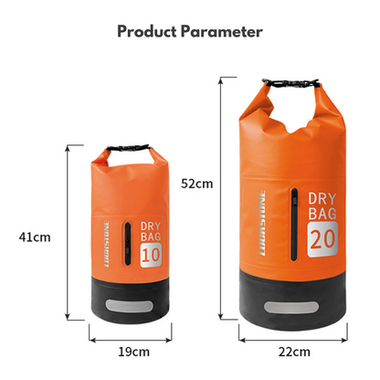 Wasserdichte Dry Bag 10L/20L – Rolltop-Tasche für Outdoor & Wassersport