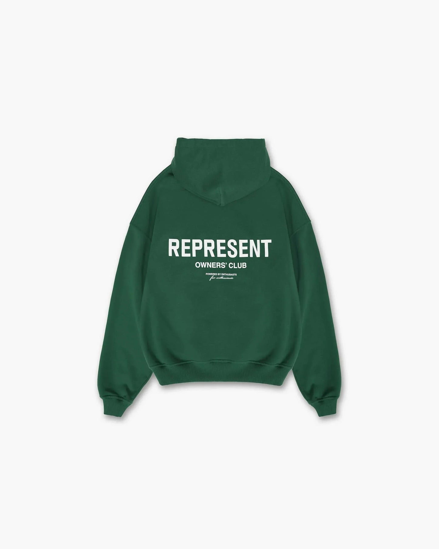 REPRESENT Hoodie – Schwarzer Unisex Kapuzenpullover mit Logo-Print