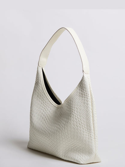 Luxuriöse Geflochtene Schultertasche mit Etui – Geräumig, Stilvoll & Nachhaltig