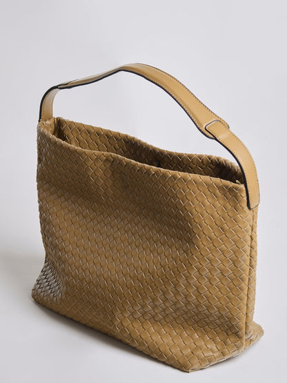 Liorra Vegane Geflochtene Hobo Schultertasche – Stilvoll, Geräumig & Elegant