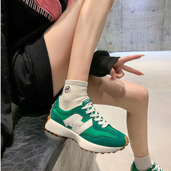Mina Damen Sneaker – Leicht, Atmungsaktiv & Trendig in Beige-Orange