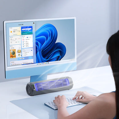 Tragbarer Aircooler mit LED – 2-in-1 Ventilator und Luftreiniger für Zuhause und Büro