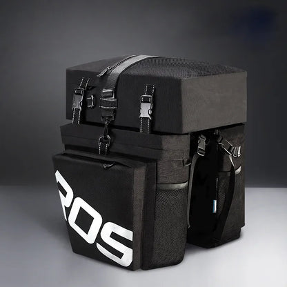 Wasserdichte Doppelte Fahrradtasche – Große Kapazität, Reflektierend & Ideal für Abenteuer
