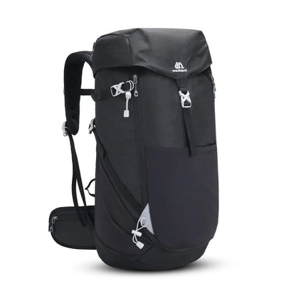 Wasserdichter 50L Nylon Rucksack – Robuster Outdoor Trekkingrucksack mit Regenhülle, Laptopfach & Komforttragesystem