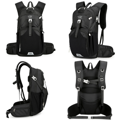 Sportlicher wasserdichter Rucksack – Ideal für Wandern, Radfahren & Laufen