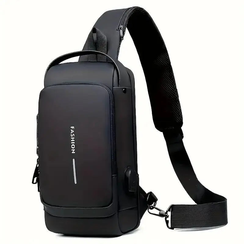 Diebstahlsichere Crossbody Tasche – Wasserdicht, USB-Ladeanschluss & Modernes Design