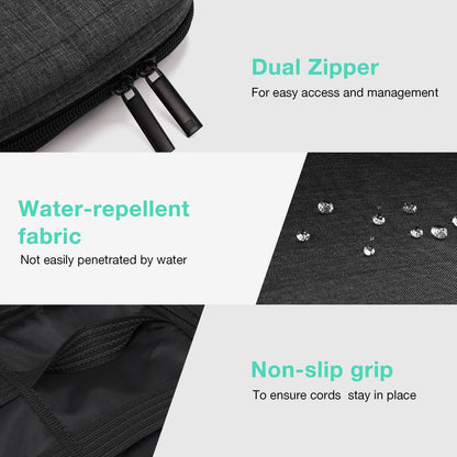 Tech Organizer – Wasserdichte Kabeltas für Reisen & Alltag