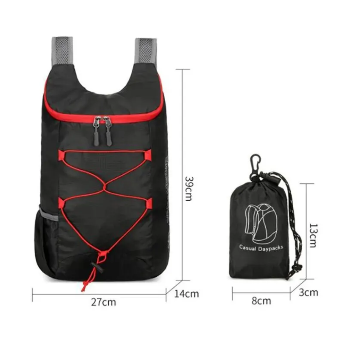Ultraleichter faltbarer Rucksack – Wasserdicht, kompakt & ideal für Wandern, Reisen & Outdoor