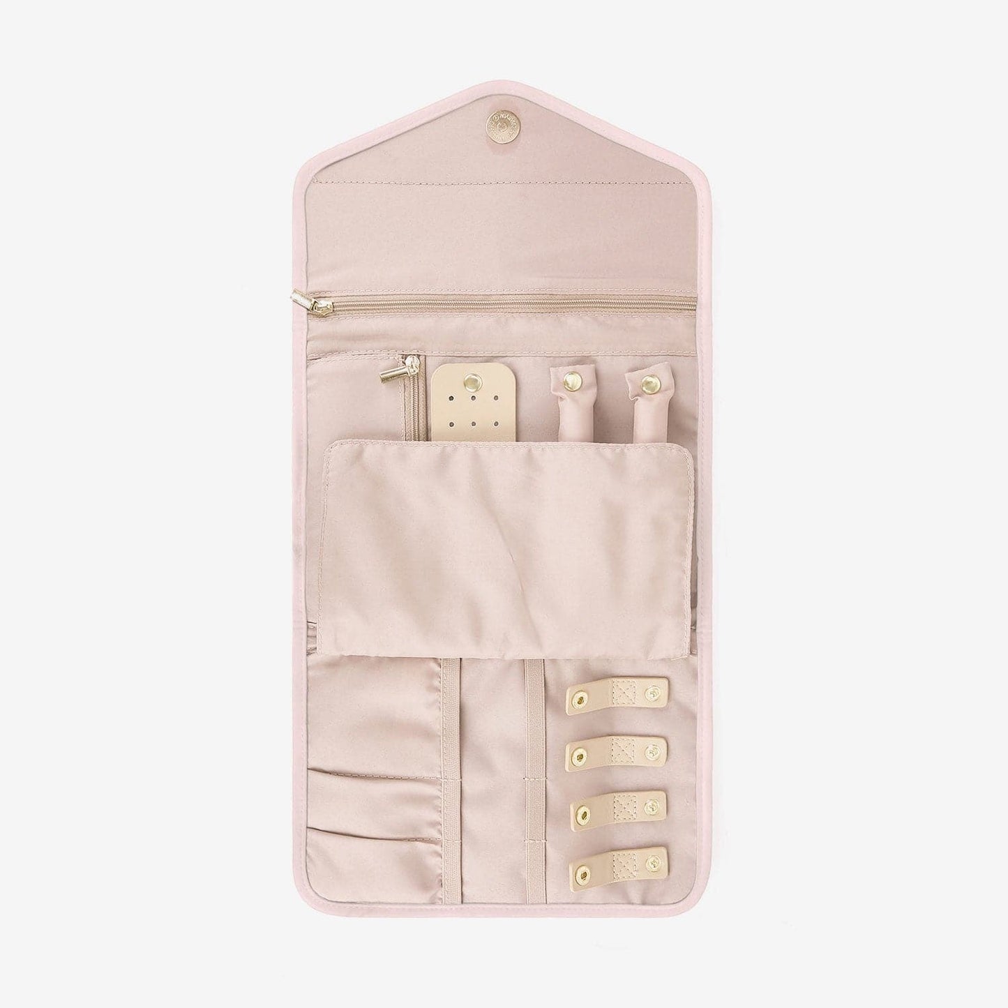 Schmucktasche Organizer – Kompakte Schmuck Aufbewahrung für Reisen im Umschlag-Design