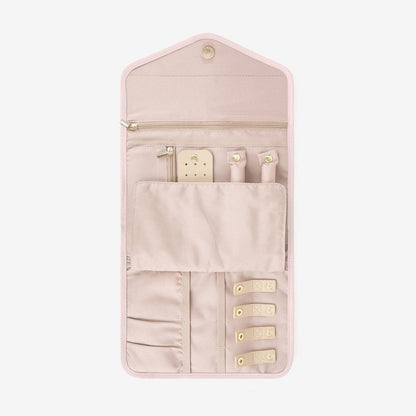 Schmucktasche Organizer – Kompakte Schmuck Aufbewahrung für Reisen im Umschlag-Design