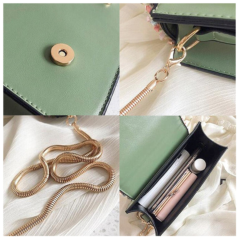 Elegante Blumen Handtasche – Einzigartige Details & Zeitlose Eleganz