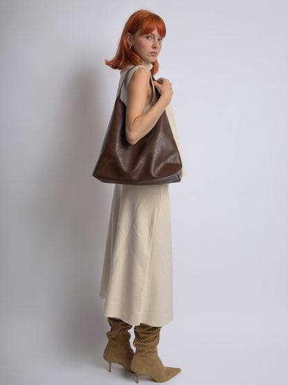 Liorra Vegane Hobo Schultertasche – Geräumig, Elegant & Zeitlos