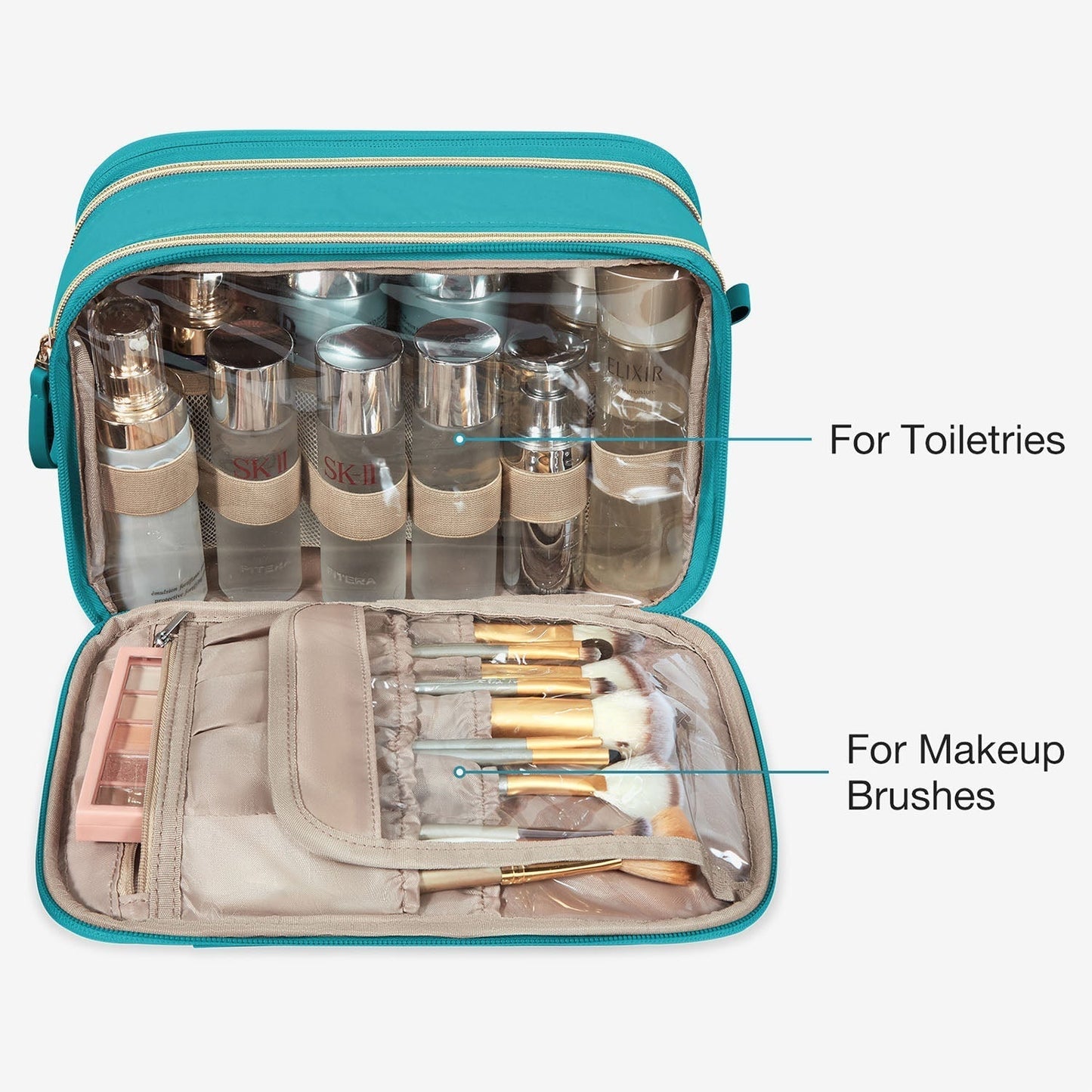 Luxuriöse Kulturtasche & Make-up Organizer – stilvoll, praktisch & wasserdicht