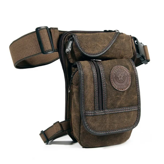 Herren Canvas Heuptas – Robuste Gürteltasche mit verstellbarem Riemen für Outdoor, Reisen & Alltag
