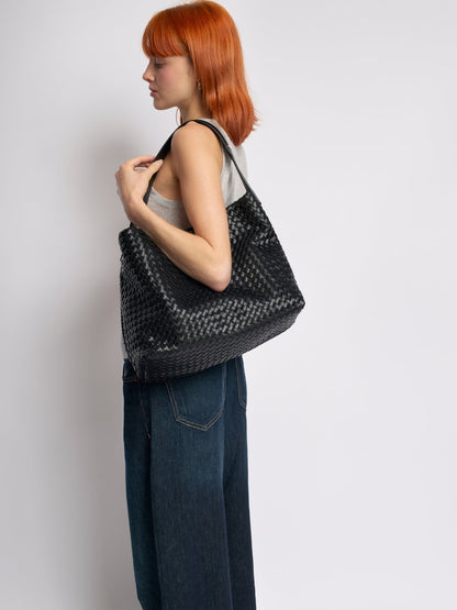 Liorra Vegane Geflochtene Hobo Schultertasche – Stilvoll, Geräumig & Elegant