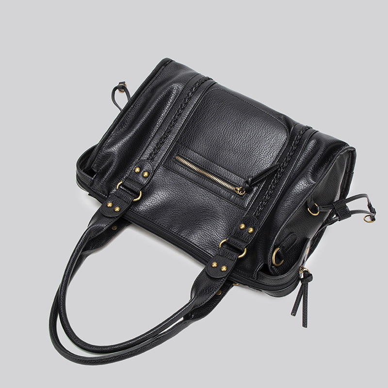 Elegant & Praktisch – Schwarze Damen Handtasche für Alltag & Business