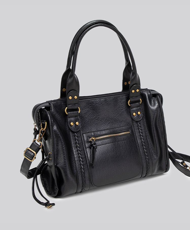 Elegant & Praktisch – Schwarze Damen Handtasche für Alltag & Business