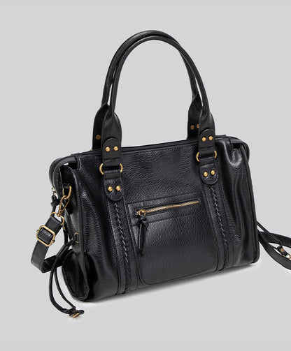 Elegant & Praktisch – Schwarze Damen Handtasche für Alltag & Business