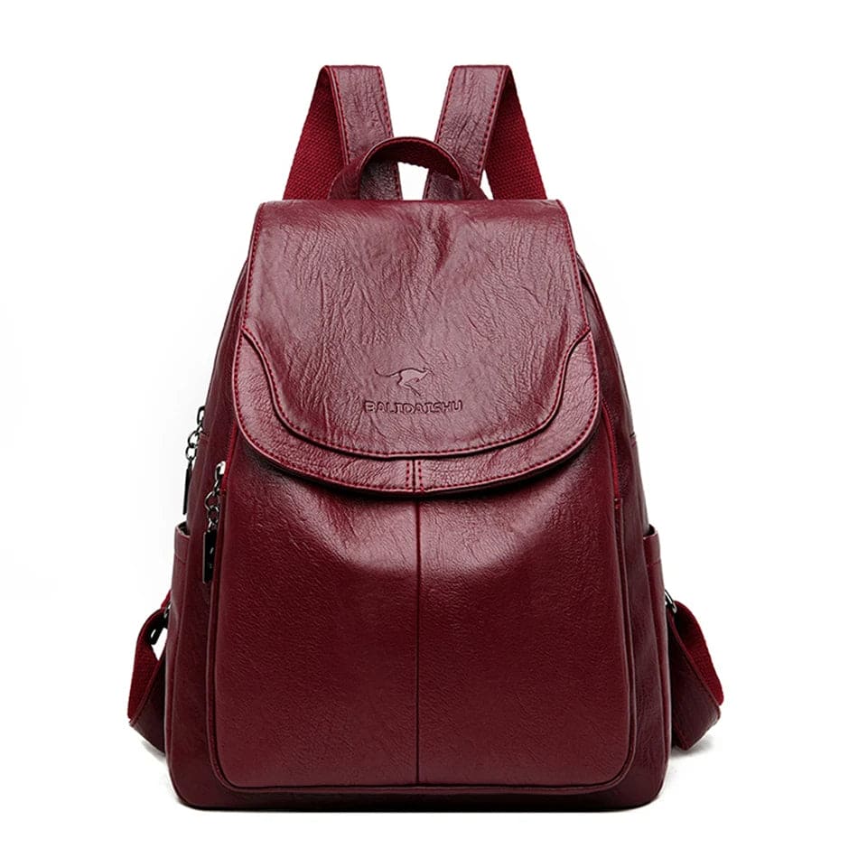 Eleganter Damen-Rucksack aus PU-Leder – Wasserdicht, Vielseitig & Nachhaltig für Alltag, Arbeit & Reisen