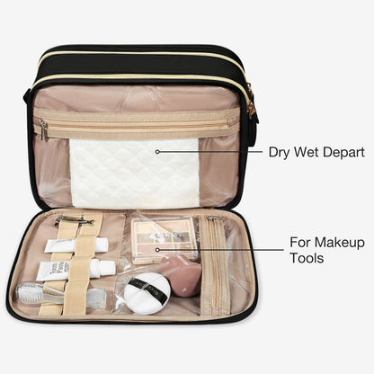 Luxuriöse Kulturtasche & Make-up Organizer – stilvoll, praktisch & wasserdicht