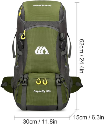50L Wanderrucksack – Wasserabweisend, Ergonomisch & Vielseitig für Outdoor-Abenteuer