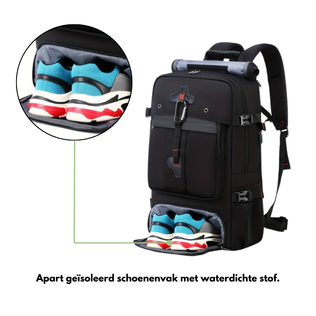 Wasserdichter 50L Rucksack mit USB-Anschluss – Ideal für Reisen, Arbeit & Outdoor