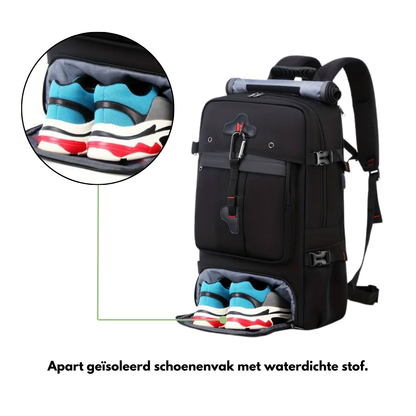 Wasserdichter 50L Rucksack mit USB-Anschluss – Ideal für Reisen, Arbeit & Outdoor