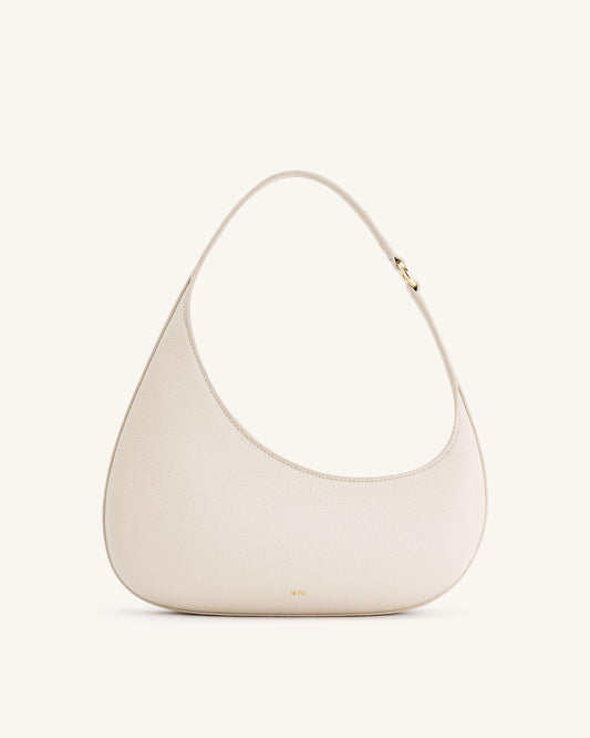 Minimalistische Schultertasche Tropfenform aus veganem Leder – Stilvoll & Nachhaltig