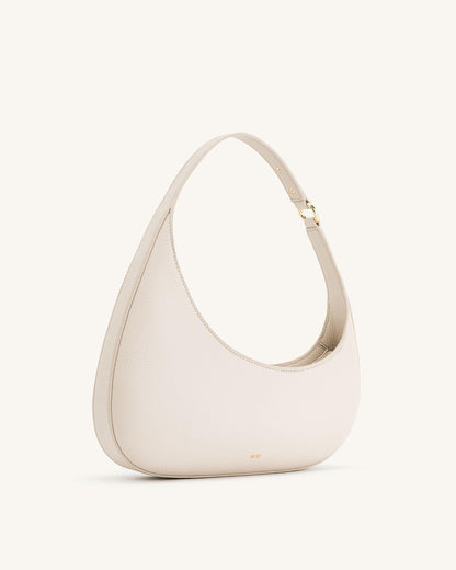 Minimalistische Schultertasche Tropfenform aus veganem Leder – Stilvoll & Nachhaltig