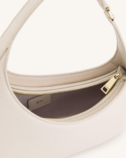 Minimalistische Schultertasche Tropfenform aus veganem Leder – Stilvoll & Nachhaltig
