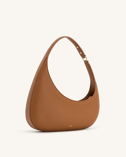 Minimalistische Schultertasche Tropfenform aus veganem Leder – Stilvoll & Nachhaltig