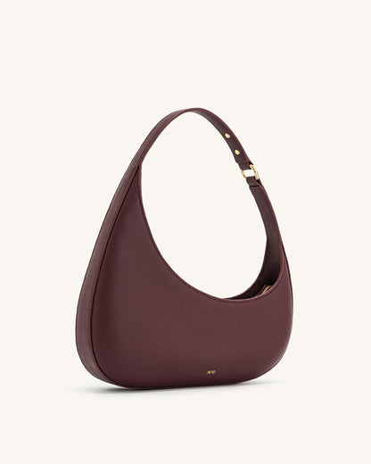 Minimalistische Schultertasche Tropfenform aus veganem Leder – Stilvoll & Nachhaltig