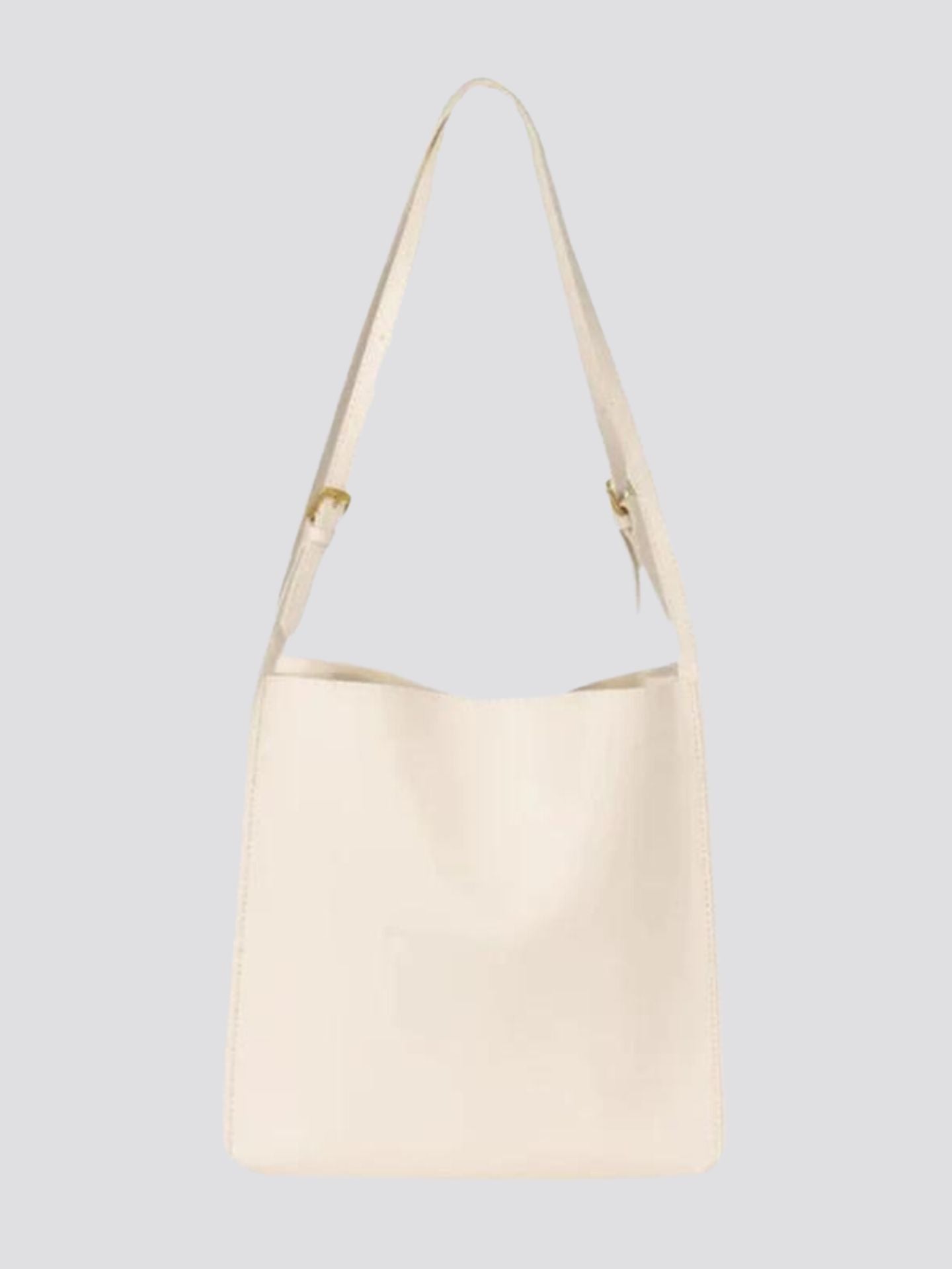 Minimalistische Schultertasche Damen – Schwarz & Braun, Geräumig & Elegant