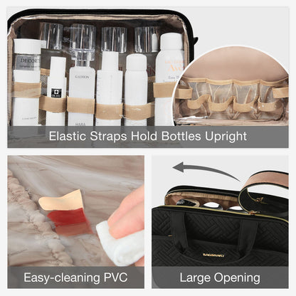 Luxuriöse Kulturtasche & Make-up Organizer – stilvoll, praktisch & wasserdicht
