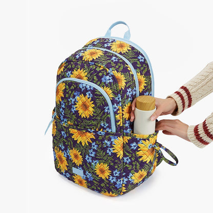 Laptop Rucksack mit Seitentaschen – Leicht, Wasserdicht & Stilvoll für Schule, Arbeit & Reisen