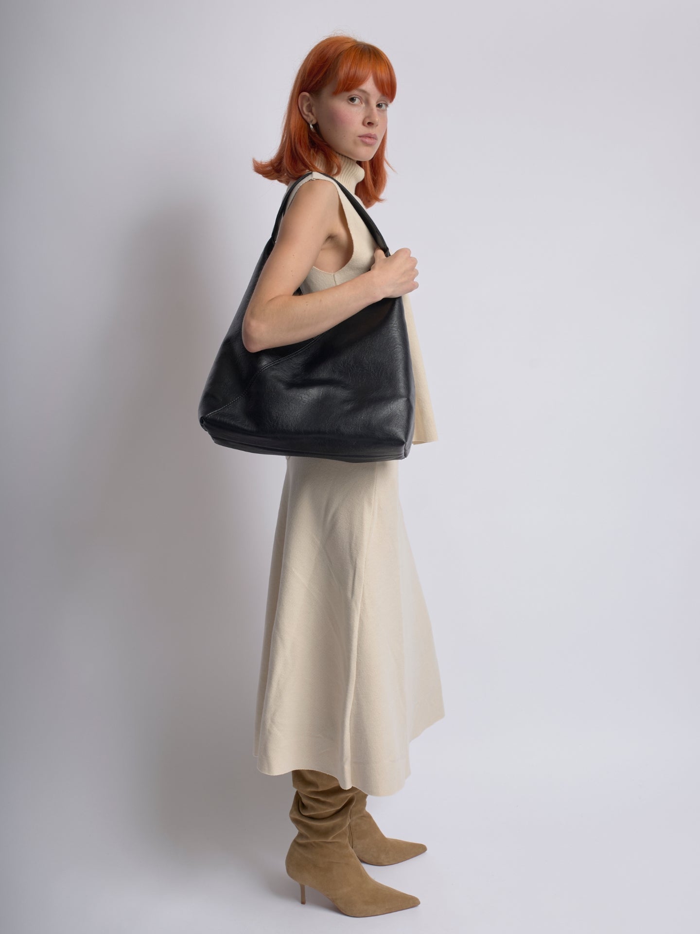 Liorra Vegane Hobo Schultertasche – Geräumig, Elegant & Zeitlos