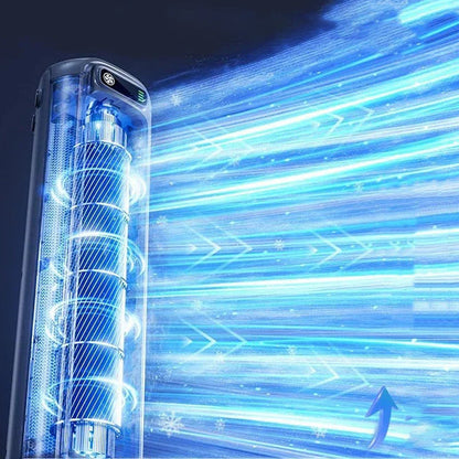 Tragbarer Aircooler mit LED – 2-in-1 Ventilator und Luftreiniger für Zuhause und Büro